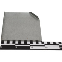 Крышка угловой секции OBO Bettermann 90 градусов DFB 90 100 FS RU, для листовых лотков, B=100 мм, сталь, конвейерный цинк 7129741