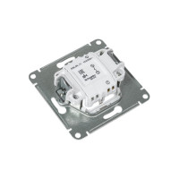 1-клавишный выключатель Systeme Electric Glossa Молочный, сх.1, 10AX GSL000911