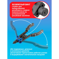 Заклепочник двуручный резьбовой усиленный Forsage F-67804(19707)