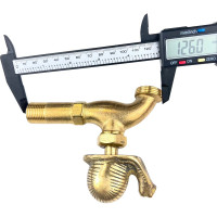 Латунный кран Профитт Улитка вход НР 1/2" 1643883