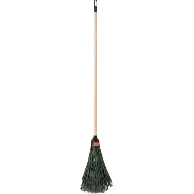 Метла 5-ти рядная круглая синтетическая Gigant 180*1600мм, черенок береза в/с GBR-02