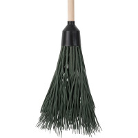 Метла 5-ти рядная круглая синтетическая Gigant 180*1600мм, черенок береза в/с GBR-02