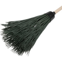 Метла 5-ти рядная круглая синтетическая Gigant 180*1600мм, черенок береза в/с GBR-02