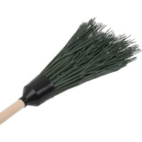 Метла 5-ти рядная круглая синтетическая Gigant 180*1600мм, черенок береза в/с GBR-02
