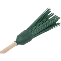 Метла 5-ти рядная круглая синтетическая Gigant 200*1400мм, черенок береза в/с GBR-01