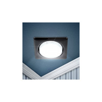 Светильник ЭРА под лампу Gx53 квадратный, 220V, 13W, черный металл KL71 BK 1 к Б0048957