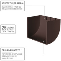 Заглушка кабельной трассы TDM ELECTRIC КМЗ 100x60 бук (2 шт./комплект) SQ0411-0337