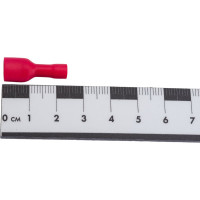 Разъем плоский полностью изолированный TDM ELECTRIC РППИ-М 1,25-250 красный мама  50 шт SQ0546-0003