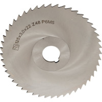 Фреза отрезная (125x3х22 мм; тип 2; 48Z; P6M5) ИПК 2254-1276