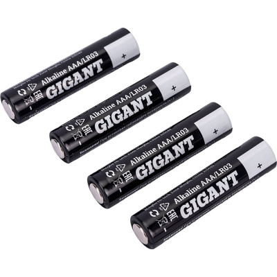 Батарейка Gigant Alkaline ААА/LR03 блистер 4 шт. GBA-3A-4