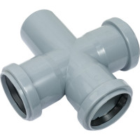 Крестовина VALFEX 50/50/50x87.5, внутренняя канализация 27205050