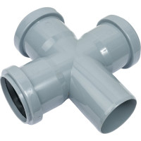 Крестовина VALFEX 50/50/50x87.5, внутренняя канализация 27205050