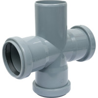 Крестовина VALFEX 50/50/50x87.5, внутренняя канализация 27205050