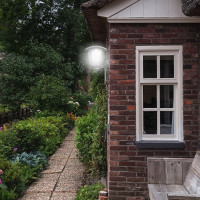 Садово-парковый светильник Apeyron светодиодный, настенный 8Вт, 4-х гранный, 720Лм, 6500К поликарбонат 11-177