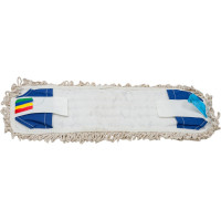 Плоский моп NV хлопок и полиэфир, 40 см, бежевый, крепление карман и ухо CotPF-TF-40-2/C