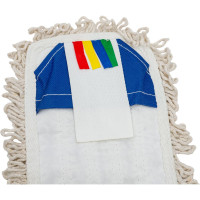 Плоский моп NV хлопок и полиэфир, 40 см, бежевый, крепление карман и ухо CotPF-TF-40-2/C