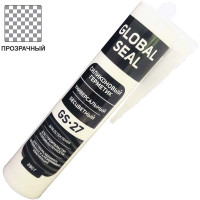 Силиконовый универсальный герметик GlobalSeal GS-27 (прозрачный; 290 гр) 3270013