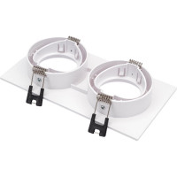 Встраиваемый декоративный светильник ЭРА KL922 WH MR16/GU5.3 белый, пластиковый Б0054375