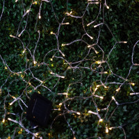 Садовая гирлянда ЭРА ERASF22-41 Занавес на солнечной батарее, теплый, 192 LED, 1.5х1.5 м Б0053372