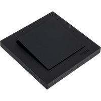 1-клавишный выключатель Systeme Electric AtlasDesign Карбон сх.1, 10АХ, в сборе SE ATN001012