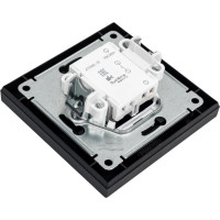 1-клавишный выключатель Systeme Electric AtlasDesign Карбон сх.1, 10АХ, в сборе SE ATN001012