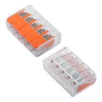 Клемма компактная универсальная монтажная 5-проводная, General Lighting Systems GTER4-05, упаковка 50 шт, 800494