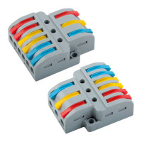 Разветвительная клемма универсальная монтажная, 3х6 проводов, General Lighting Systems GTER7-36, упаковка, 30 шт, 800497