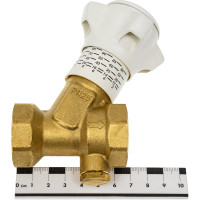 Клапан Giacomini R206B-1, DN-25, 1, ВВ, PN, бар-25, с отводом для слива R206BY115