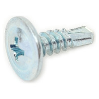 Саморез КВАДРА пресс-шайба, со сверлом, 4.2x13 цинк, кор. 200 шт. 420134000200