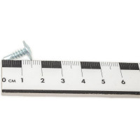 Саморез КВАДРА пресс-шайба, со сверлом, 4.2x13 цинк, кор. 200 шт. 420134000200