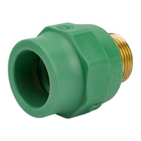 Комбинированная муфта Banninger полипропиленовая, зеленая, 32x1 НР 7R11087611