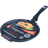 Блинница Традиция готовить с любовью Гранит антипригарное покрытие литая 22 см ТГ6221