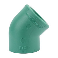 Угол Banninger полипропиленовый, зеленый, 45 гр x 32 мм 7411084511