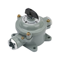 Пакетный выключатель TDM ELECTRIC ПВ2-16 2П 16А 220В, силуминовый корпус, IP56 SQ0723-0065
