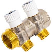 Распределительный коллектор STOUT 1, 2 отвода 1/2 пл. упл. SMB 6852 011202 RG008TN2K8V76K