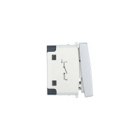 1-клавишный выключатель LK Studio 45x22.5 (сх.1) 16 A. 250 B серебристый металлик LK45 850103-1
