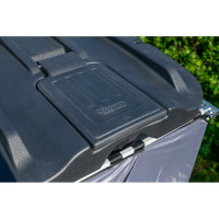 Бак для душа Экопром Rostok Ok 110 л с лейкой чёрный 2014.0110.899.001