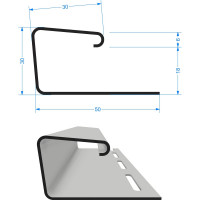 Профиль J18 Docke дымчатый PFPF-1054