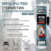 Полиуретановый герметик IRFIX PU-750 серый 300 мл 20146