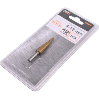 Сверло ступенчатое 4-12 мм FASTER TOOLS 6646