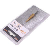 Сверло ступенчатое 4-12 мм FASTER TOOLS 6646