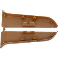 Торцевые заглушки для плинтуса IDEAL Классик 70 мм, 281 Палисандр К-П70-Тп-Ф1 281 ПЛС