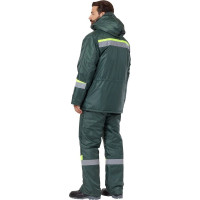 Костюм Эксперт Спецодежда Комфорт, темно-зелёный/неоновый, р. 52-54, рост 170-176 6446000052535