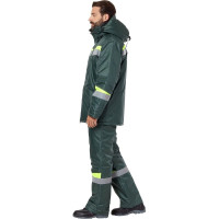 Костюм Эксперт Спецодежда Комфорт, темно-зелёный/неоновый, р. 52-54, рост 170-176 6446000052535