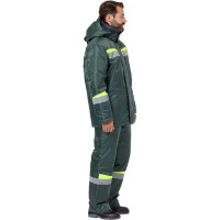 Костюм Эксперт Спецодежда Комфорт, темно-зелёный/неоновый, р. 52-54, рост 170-176 6446000052535