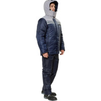 Куртка Эксперт Спецодежда Эребус, темно-синий/серый, р. 56-58, рост 170-176 6446000054003