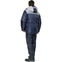 Куртка Эксперт Спецодежда Эребус, темно-синий/серый, р. 56-58, рост 170-176 6446000054003