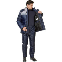 Куртка Эксперт Спецодежда Эребус, темно-синий/серый, р. 56-58, рост 170-176 6446000054003