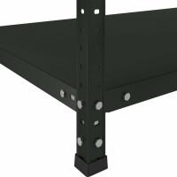 Металлический стеллаж BRABIX "ГРАФИТ MS KD-195/40-6", лофт, 2000x1000x400 мм, 6 полок 291272