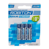 Элемент питания ROBITON 4шт. STANDARD LR03 12292